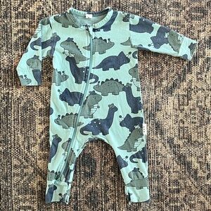 HUX baby Dinosaur Print One Piece - Birthday Dinos